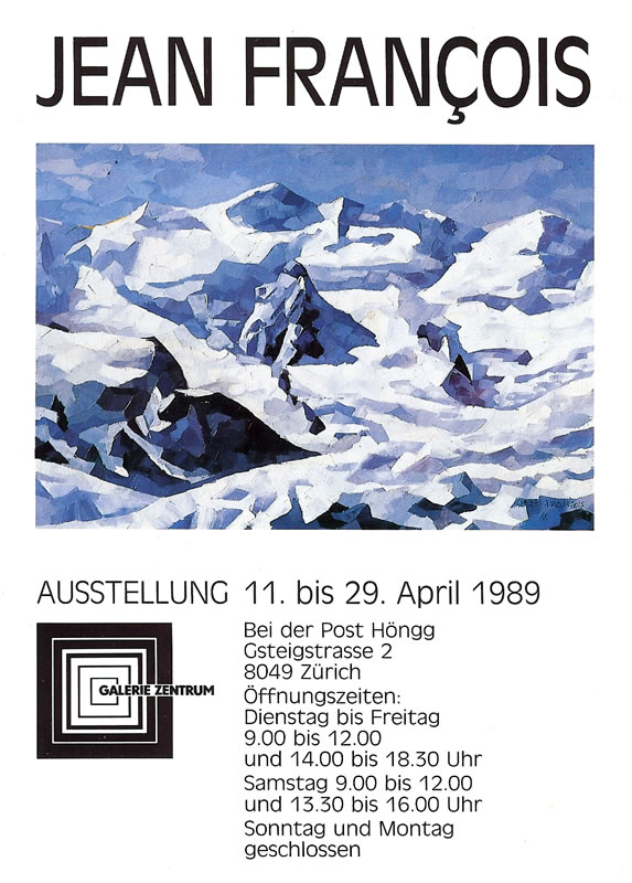 1989 - Galerie Zentrum, Zurich